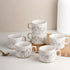 White Pawfect Ceramic Tea Cup Set of 6 (200 ML) - The Earth Store - Tea Sets